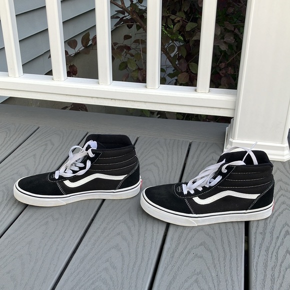 Vans Youth Sk8-Hi Shoes Black Size 6 - Picture 2 of 13